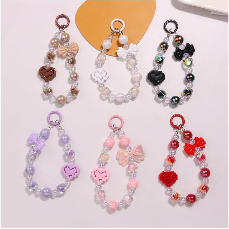[Plus Nao] Plus Nao Keychain, Strap, Keyring, Women's, Women's, Ribbon,