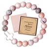 Zerobe Christian Cross Natural Stone Bracelet for Women - Faith&Birthday