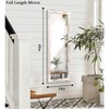 AAZZKANG Wall Mirror Full Length with Wood Frame 43"x14" Rustic