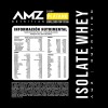 Proteina Amz Isolate Whey 5lbs 2.3kg 70 Serv Sabor Plátano
