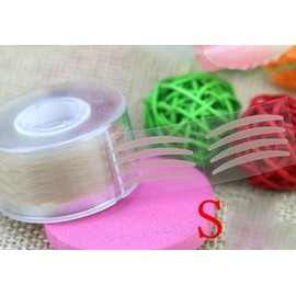 Magik 300-600 Pairs Adhesive Invisible Wide/Narrow Double Eyelid Stickers Eye Tape Makeup (300 Pack, Lace-Narrow)