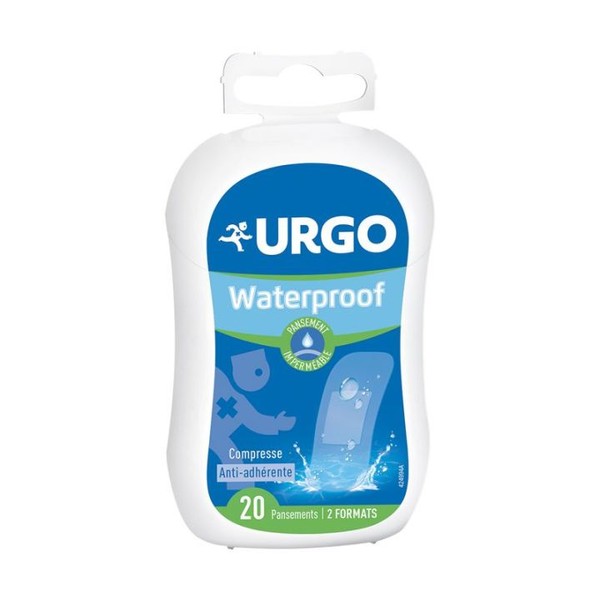 Urgo Pansements Waterproof 2 formats, box of 20