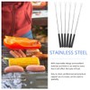 4Pcs Telescoping Marshmallow Roasting Sticks, Stainless Steel Barbecue Fork Bonfire