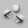 VVO Fasteners - White Plastic Clips. Outer Windshield or A-pillar
