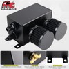 BAGARAATAN 1.2L Dual Filter Engine Oil Catch Can Tank，AN10 and