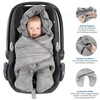 ZAMBOO Spring Baby Car Seat Wrap Blanket with Legs and