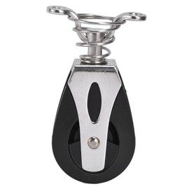 Sheave Block Head Nylon Swivel Sailboat Plain Bearing Pulley 316 Stainless Steel Nylon Marine Grade Suitable for Fitness Equipment and Marine Sheets