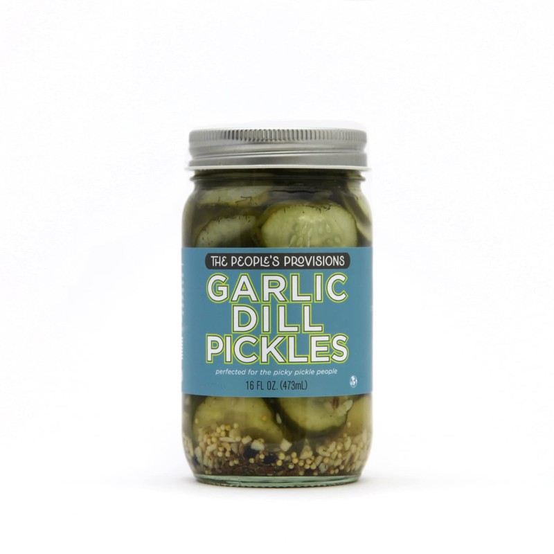 The People's Provisions - Garlic Dill Pickles 16oz - Crunchy,