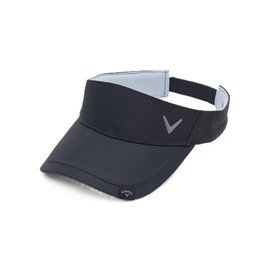 Callaway C25291111 Men's Visor, Ripstop Function, Sweat Absorbent, Quick Drying, Sporty, TPU Logo Print, Golf, 1010_Black, Free size