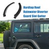 A ABSOPRO Roof Hardtop Water Gutter for Jeep Wrangler 2018-2021