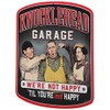 Open Road Brands The Three Stooges Knucklehead Garage Metal Sign