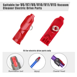 KiimSin Clip Latch Tab Button for Dyson V7 V8 V10 V11 V12 V15 Vacuum Cleaner Replacement Parts, Improved Durable Power Switch, Clip Latch Tab Button with Spring