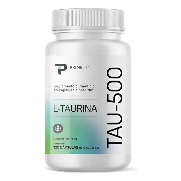 Taurina Suplemento Primetech 120 Cps Con 500 Mg, La Taurina