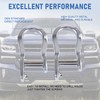 CARMOCAR Front Recovery Tow Hooks Replacement for 2007-2019 Chevy Silverado
