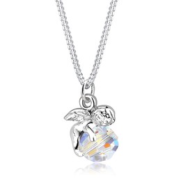 Elli Necklace Angel Crystal 925 Sterling Silver
