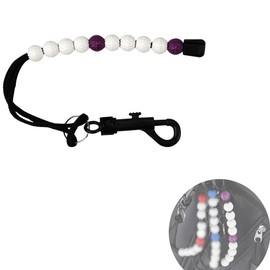 zalati Golf Scorers Stroke Bead Score Counter Counting Bracelet with Clip for Golf Outdoor Sports