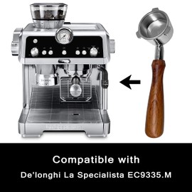 NEOUZA 51mm Bottomless Portafilter Compatible with De'Longhi La Specialista Coffee Espresso Machine EC9335 9155 9355 9665