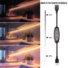 GXILEE 5V USB LED Dimmer Switch, 10-Speed Dimming, Female to