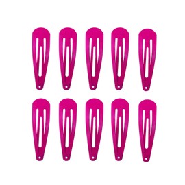 Motanar 50 Pack of Snap Hair Clips Hair Barrettes for Kids, Girls and Women, 50 mm (Rose)
