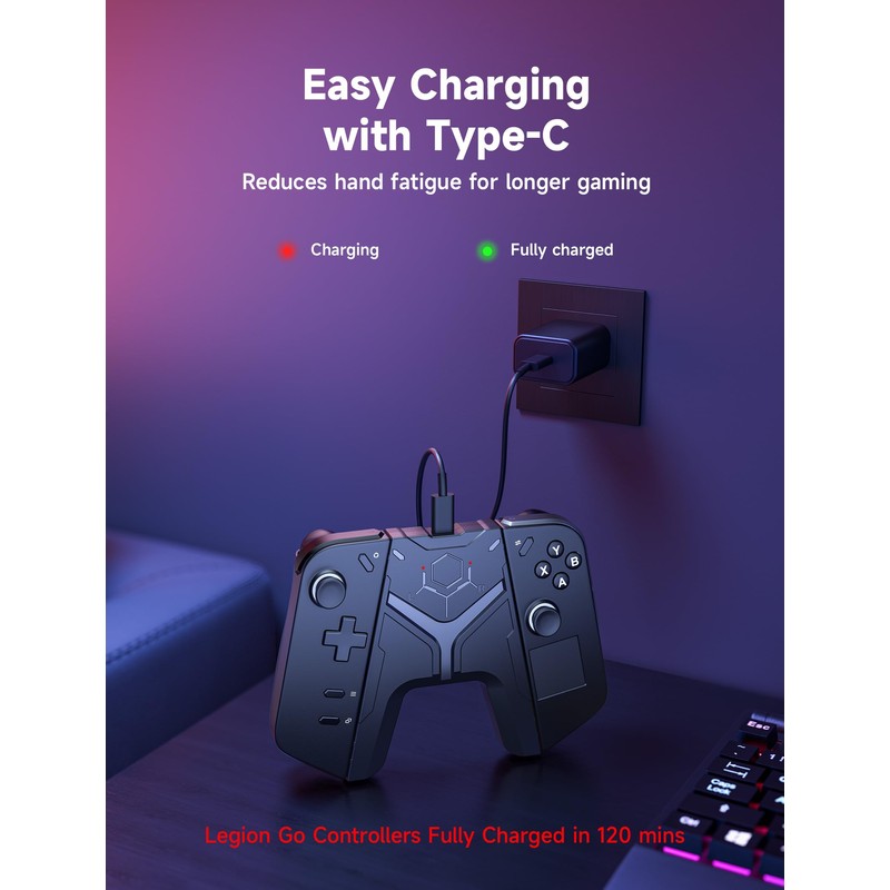 JSAUX Grip Connector for Legion Go Controller - GP0503