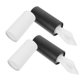 FRCOLOR 4pcs Car Tissue Holder Soft Skin Friendly Cylinder Tissue Dispenser for Car Cup Holders Office Home Refillable Napkin Box Versatile Use for Travel and More