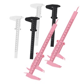 NOLITOY 6pcs Locating Rule Tools Brow Mapping Small Calipers Tools Brow Eyebrow Ruler Calipers for Eyebrow T Ruler Mini Plastic Modeling Balance Ruler