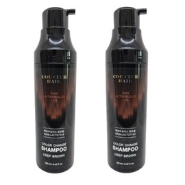 Cuty 꾸띄르헤어샴푸 시즌4 새치 염색 샴푸 190ml 진갈색 2개 Couture Hair Shampoo Season 4 Gray Hair Color Shampoo 190ml Dark Brown 2ea