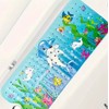Extra-Long Cartoon Non-Slip Bathtub Mat – PVC Bath and Shower