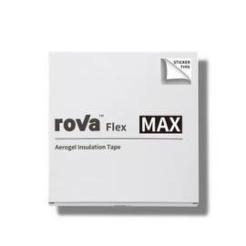 roVa Flex MAX Aerogel Insulation Tape, 9.8" x 9.8" (25cm x 25cm) - Sticker Type