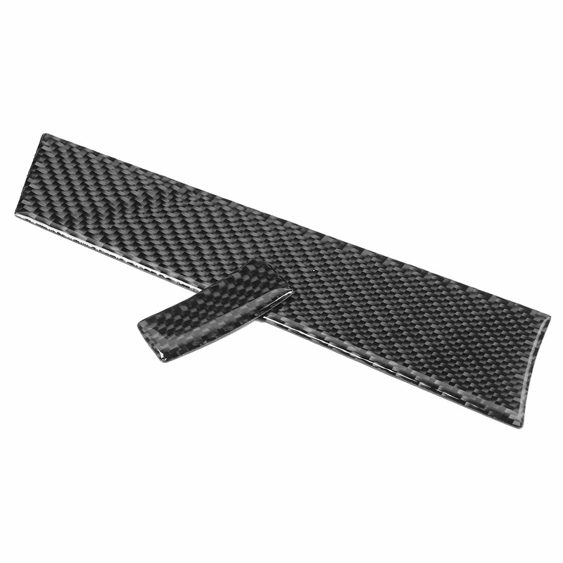 2pcs Carbon Fiber Driver Dashboard Panel Trim Cover Fit for