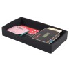 auguisy-motortrim Black Center Console Water Cup Storage Box Tray Fit