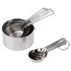 8Pcs/Set Stainless Steel Measuring Cup Spoon with Scales Kitchen Cooking