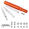 O'SKOOL Carbide Wood Turning Tools Set for Lathe Includes Diamond,