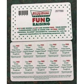 Krispy Kreme Cards - 10 BOGO Dozen FREE Offers **GUARANTEED 2-4 DAY DELIVERY**