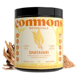 Commons Adaptógenos - Hongo Shatavari - Extracto Puro en Polvo 100 gr - Suplemento Natural - Cuerpo 100% Fructífero - Más de 5 Meses de Suministro -100% Orgánico