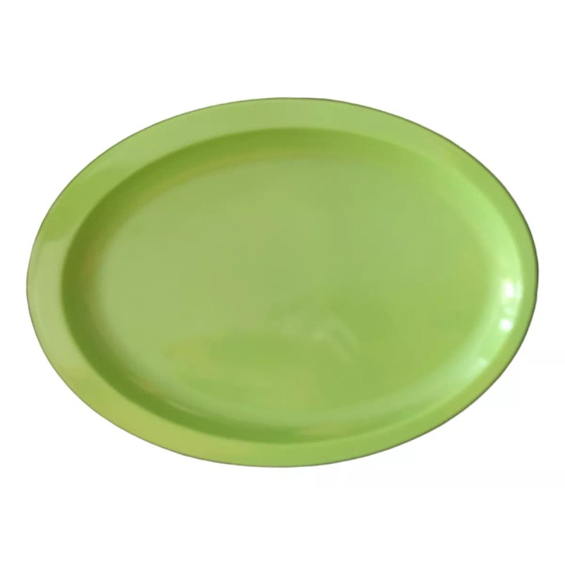 Plásticos genéricos Plato Tampiqueño D Plástico Plato Ovalado Grande 28cm,