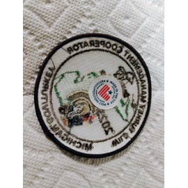 DNR 2025 MICHIGAN DNR TURKEY MANAGEMENT COOPERATOR PATCH, DEER,BEAR,ELK