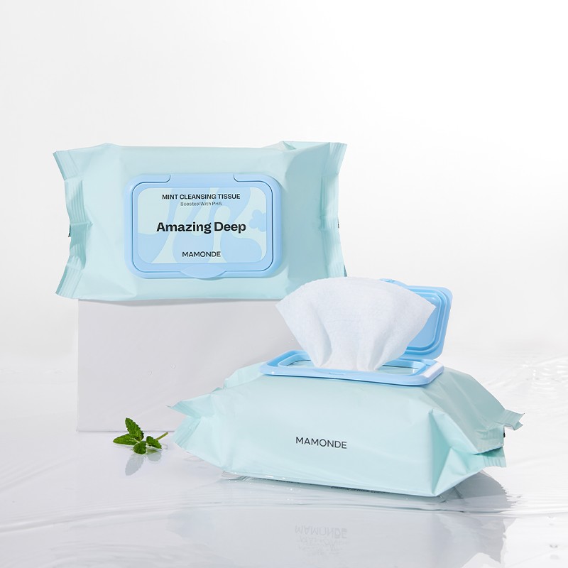 Mamonde [마몽드]어메이징 딥 민트 클렌징 티슈 [Mamonde] Amazing Deep Mint