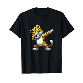 Dabbing Jaguar Cat Animal Lover Safari 0926CT T-Shirt