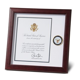 Allied Products US Navy Presidential Memorial Certificate 8 x 10 Frame
