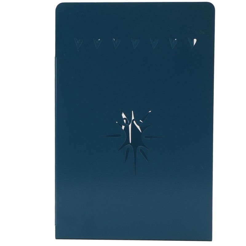Retractable Book Ends Blue Sturdy Durable High Stability Retractable Elegant