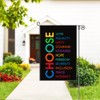 Gkodw Choose Love Equality Garden Flag, Funny Social Justice Yard