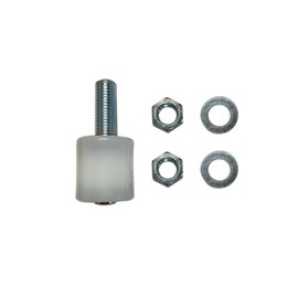 Replacement Nylon Roller with Bearings DORTIMATE NLZ40X44 Slide Gate Guide Roller Assembly Support for Sliding Rolling Gates