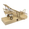 3D Puzzles for Adults, DIY Tiger Moth Bi-Plane Wood Models,