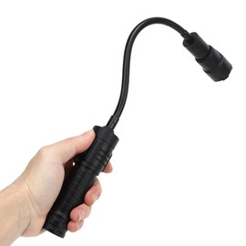 Work Light, 1000LM LED Work Light Magnetic Flexible LED Flashlight Type C Zoomable Torch Light with COB Side Light for Outdoor Camping Running Cycling Fishing