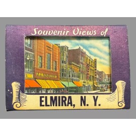 Souvenir Views of Elmira New York Color Tinted Miniature Postcard Pack 10 Views