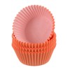 HARFINGTON 100 Count Cupcake Liners Orange Cupcake Cups Standard Size