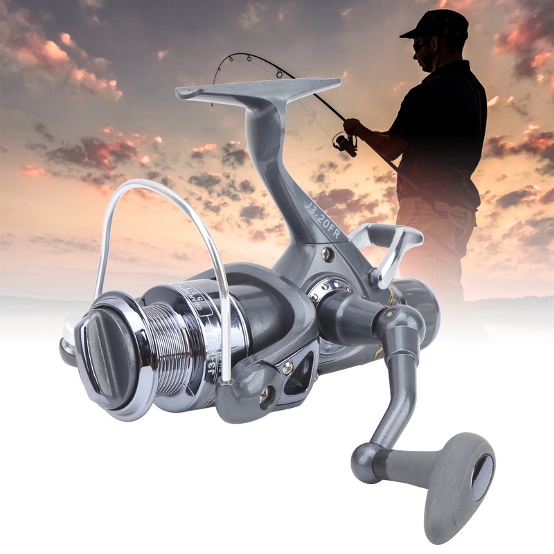 Spinning Reel 5 Bearing 5.1:1 Gear Ratio Dual Brake Fishing