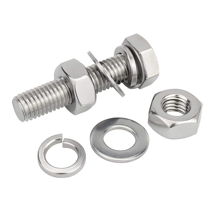 Stainless Steel M8 Hex Bolt Full Thread Hex Screw Bolt