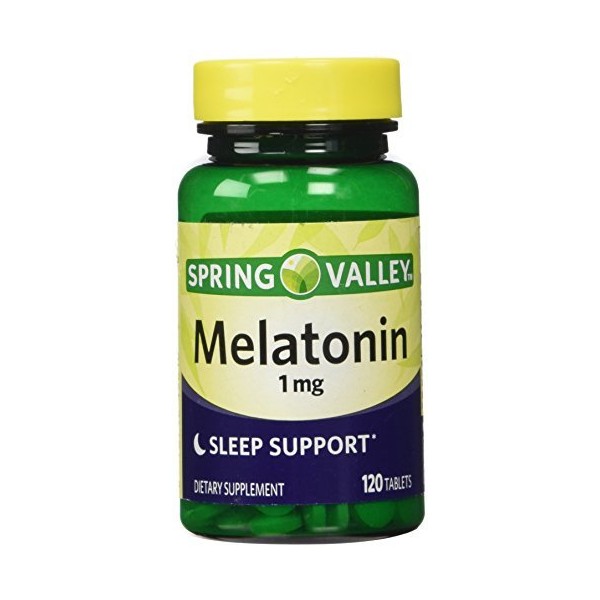 Spring Valley - Melatonin 1 mg, 120 Tablets by Spring Valley